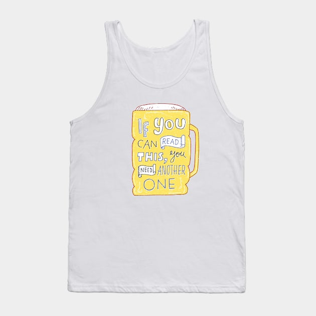 Another Beer Design Tank Top by LR_Collections